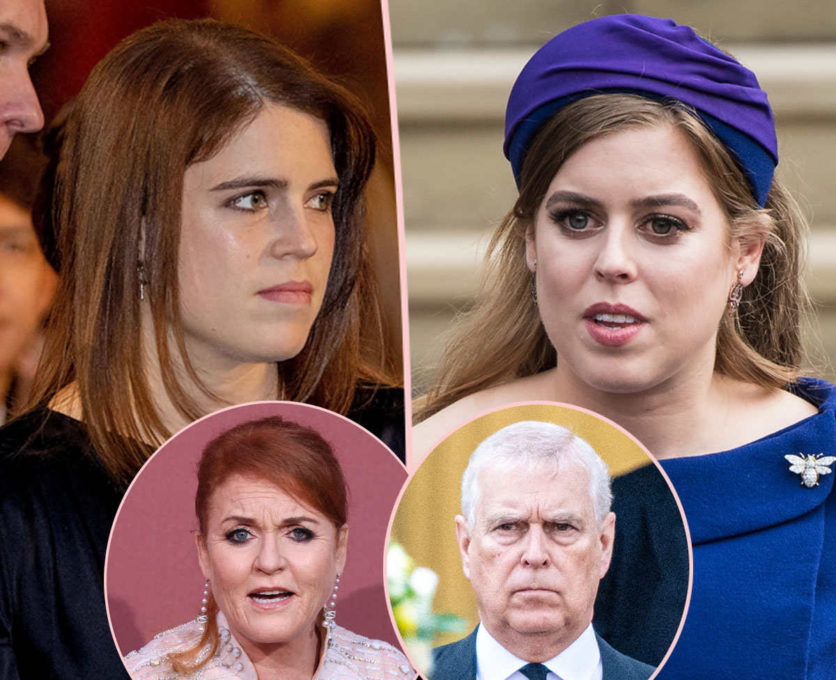 Princess Eugenie & Beatrice’s Reaction To Parents’ Epstein Scandals: ‘Never-Ending S**t Show’