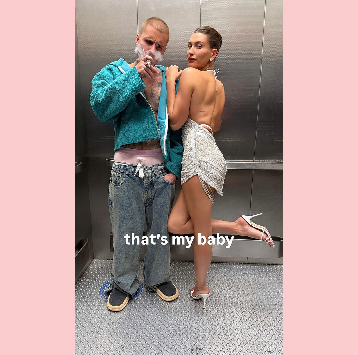 Hailey Justin after Grammys instagram