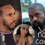 OMG! Kanye West Thinks 'Two-Faced' Lewis Hamilton Was Crushing On Kim Kardashian While They Were Married!