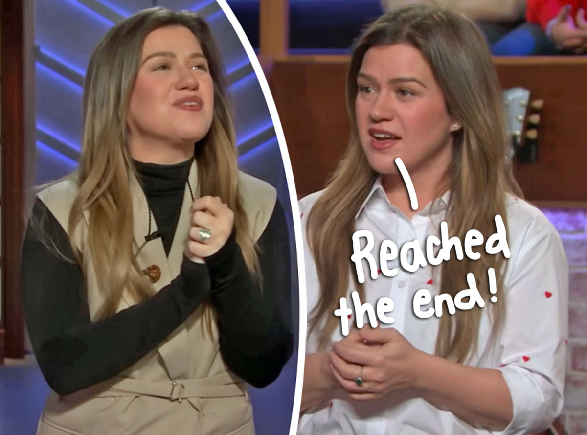It’s Over! Kelly Clarkson Announces End Of Talk Show! It’s Over! Kelly Clarkson Announces End Of Talk Show!