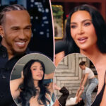 That's Definitely Lewis Hamilton In The New Kim Kardashian & Kylie Jenner Video -- WATCH!