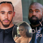 Kanye West & Lewis Hamilton Used To Be SO Tight! He Invited The F1 Driver Over For 2015 Family Easter & More! 
