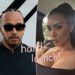 Kim Kardashian & Lewis Hamilton Are All In! See How They Hard Launched Their Relationship At The Super Bowl!