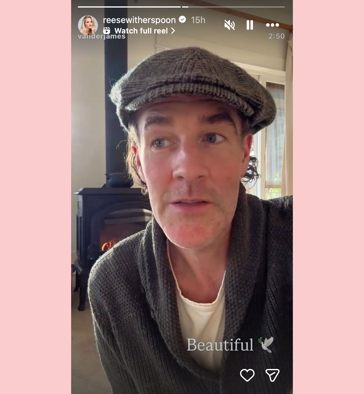 Reese Witherspoon tribute James van der beek