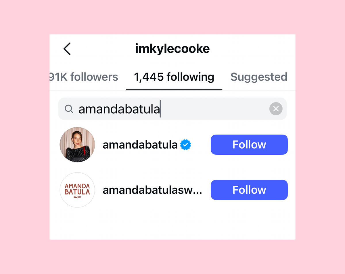 Kyle Cooke still follows Amanda on IG after West Wilson relationship confirmation