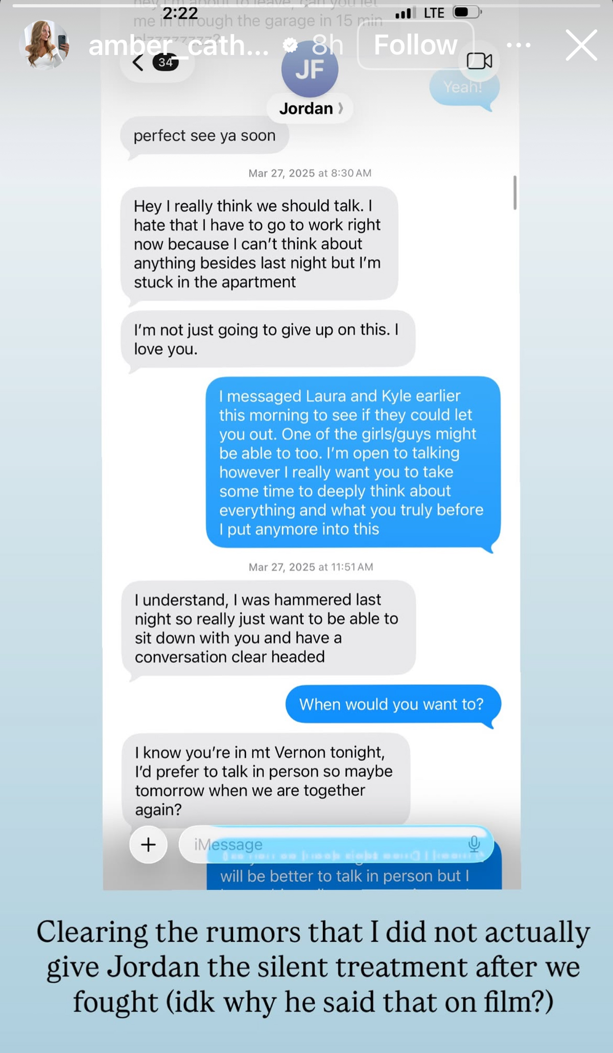 Love Is Blind Star Amber Reveals Jordan 'Was Dead Set On Saying NO' Right Before Their Wedding – And Shuts Down Other Rumors With Receipts!