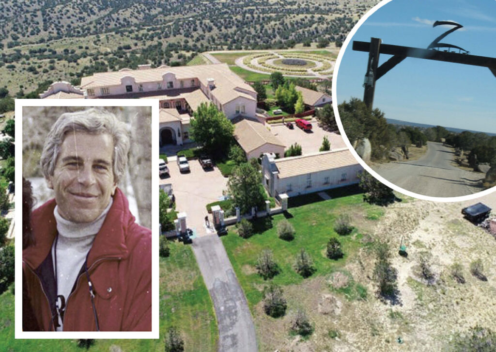 Police Swarm Jeffrey Epstein's New Mexico Ranch Amid Search For Alleged Bodies Of Girls Strangled During R**e