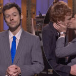 Harry Styles Addresses ‘Queerbaiting’ Criticism On SNL By KISSING Cast Member Ben Marshall!