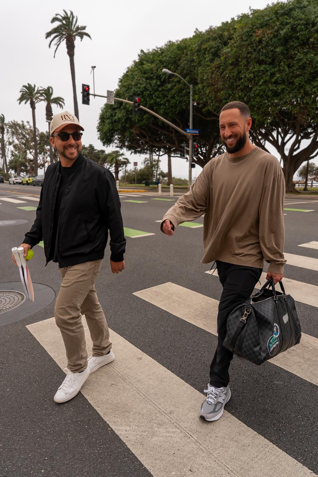 Jason Winkler and Mike Majlak in Santa Monica, California - Photo: Warrior Network Agency