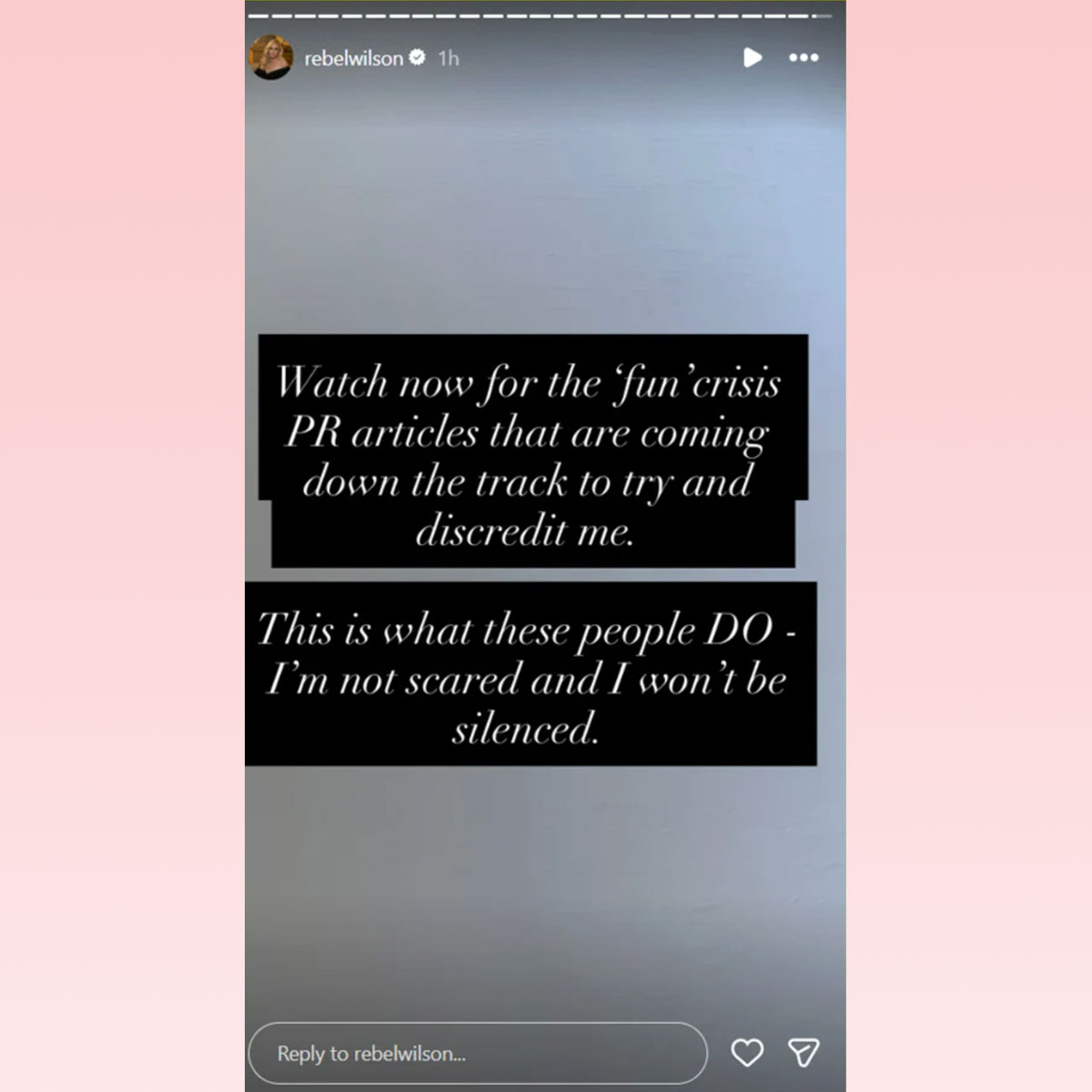 Rebel Wilson speaks out The Deb