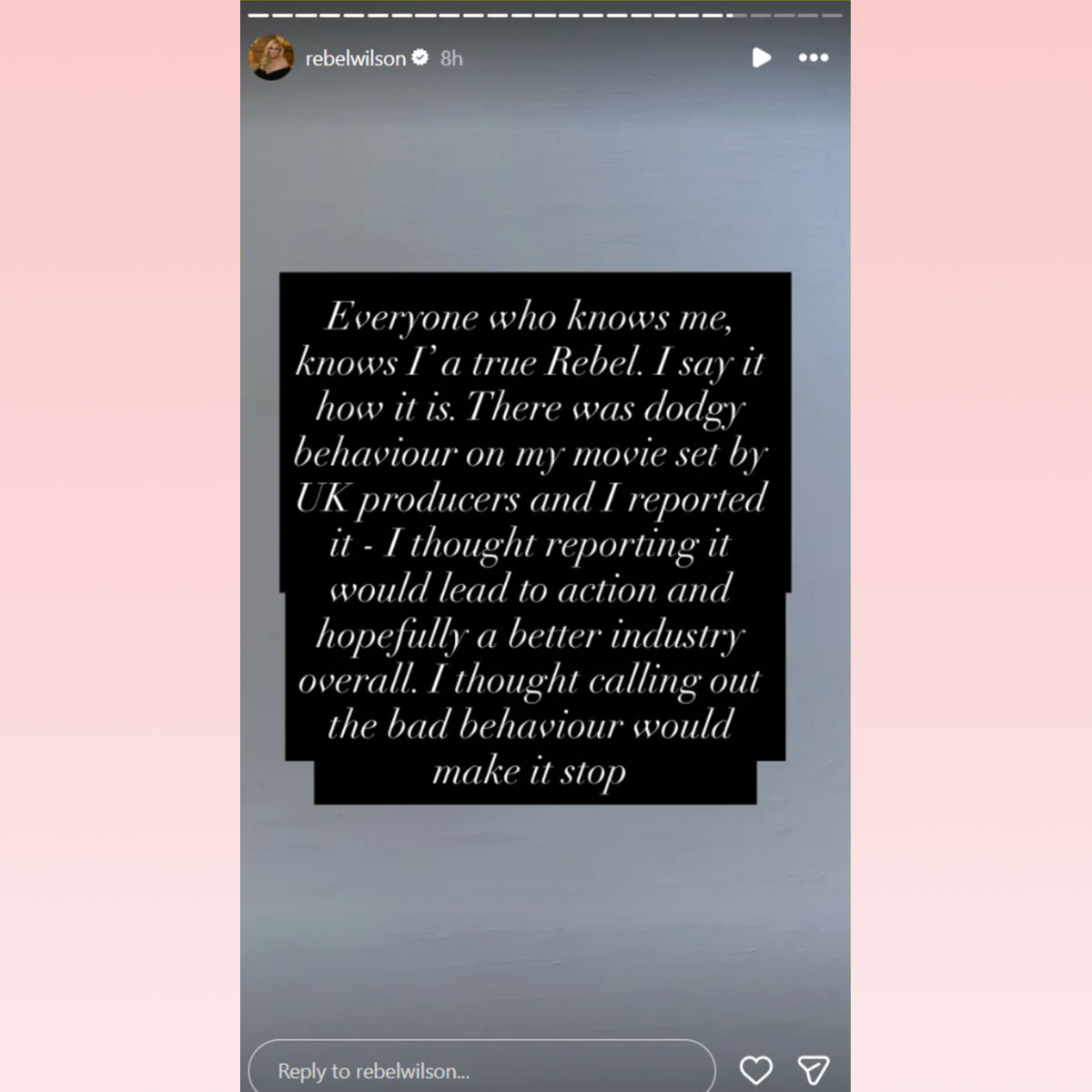 Rebel Wilson speaks out The Deb