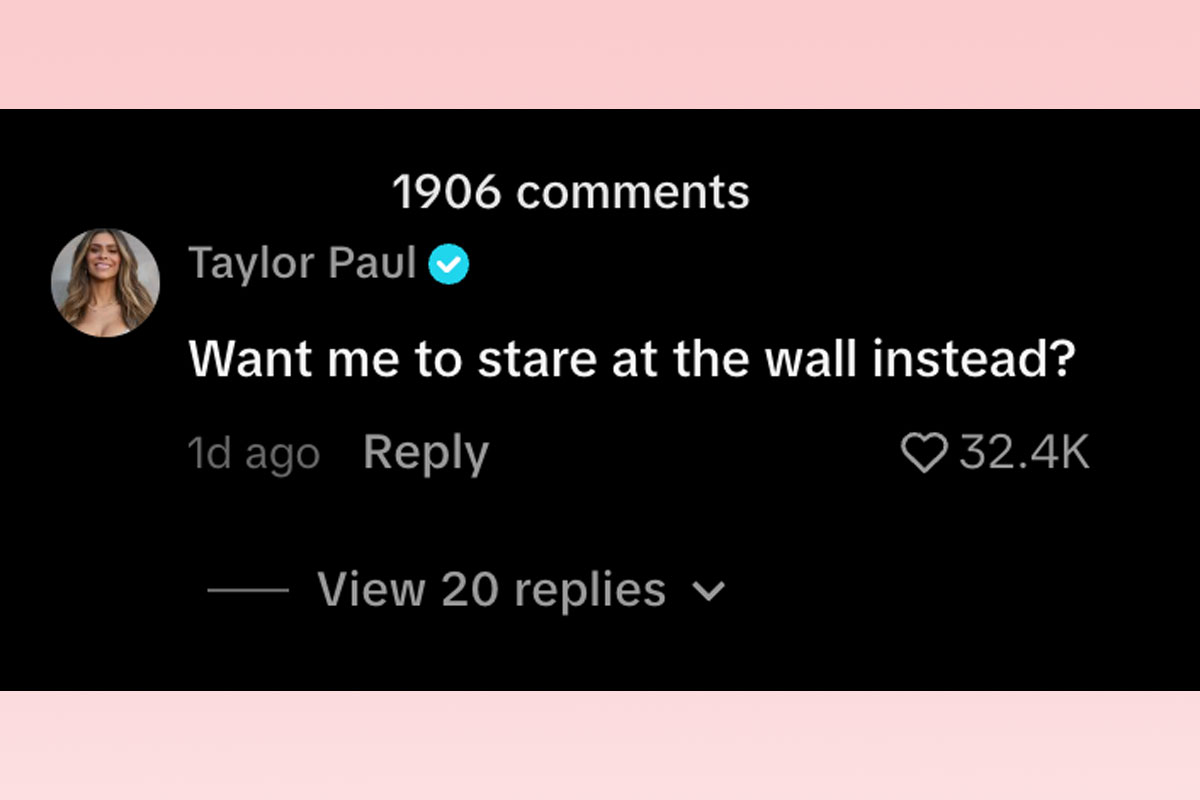 Taylor Frankie Paul claps back on Instagram