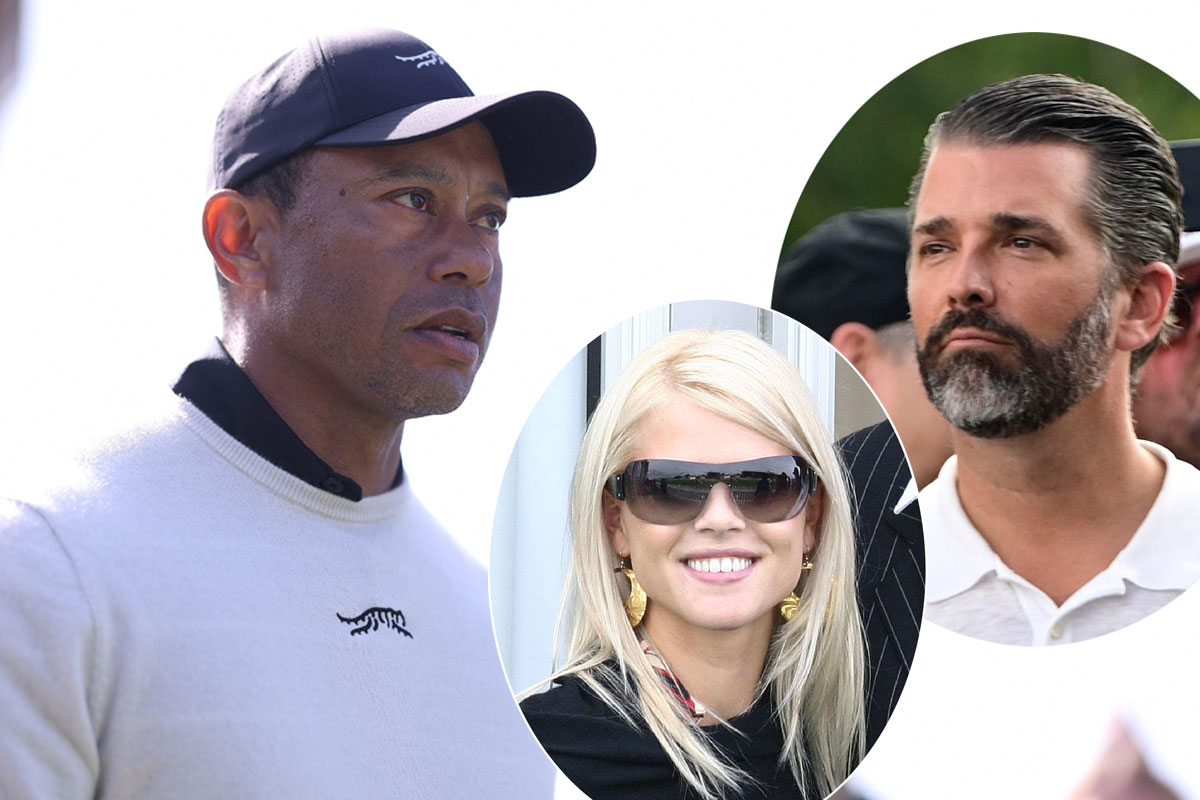 Tiger Woods Draws Concern From Ex-Wife Elin Nordegren AND Girlfriend’s Ex-Husband Donald Trump Jr. After DUI Arrest