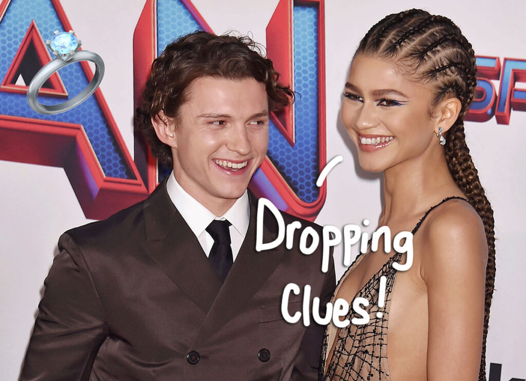 How Zendaya Hinted at Tom Holland Marriage With Gold Band Outing