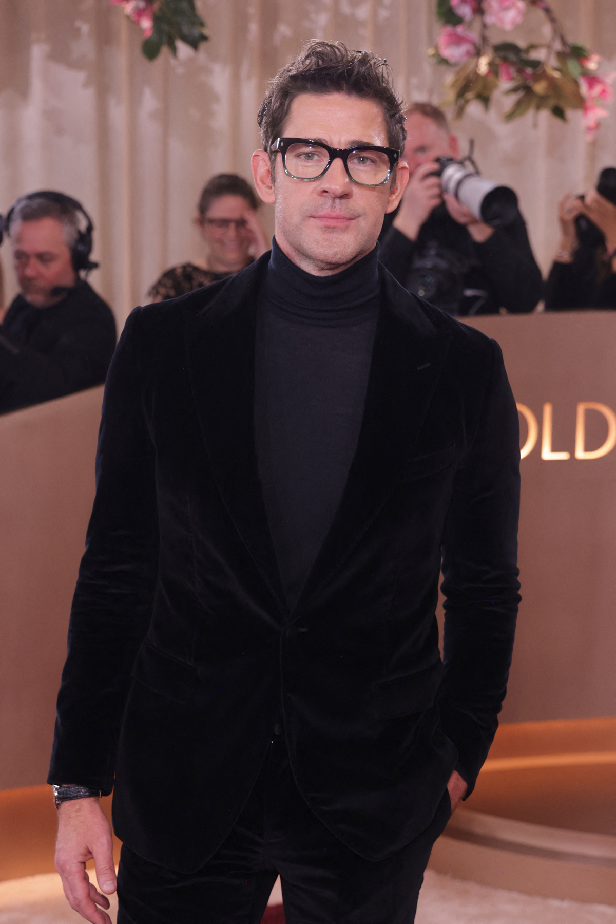 John Krasinski at the 2026 Golden Globes