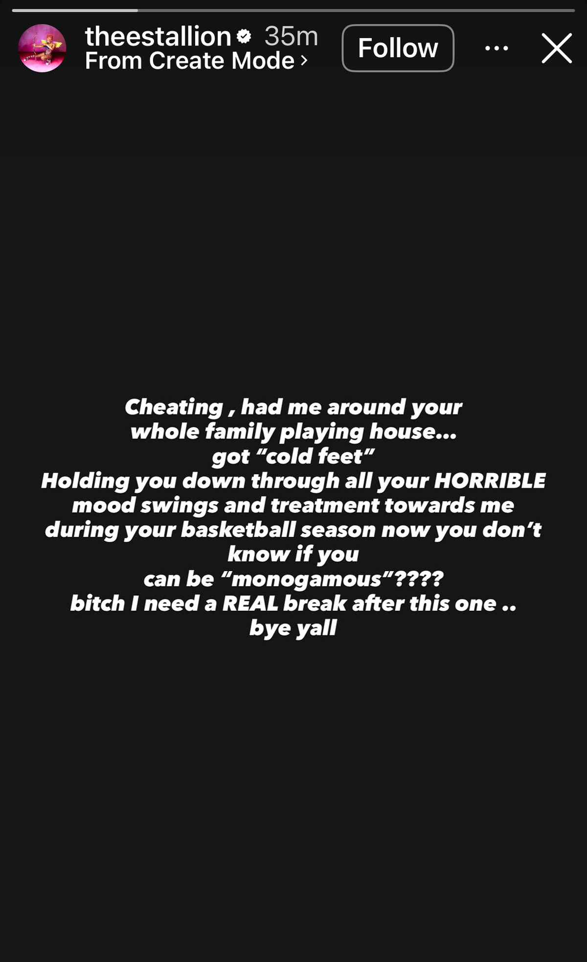 Megan Thee Stallion accuses Klay Thompson of cheating