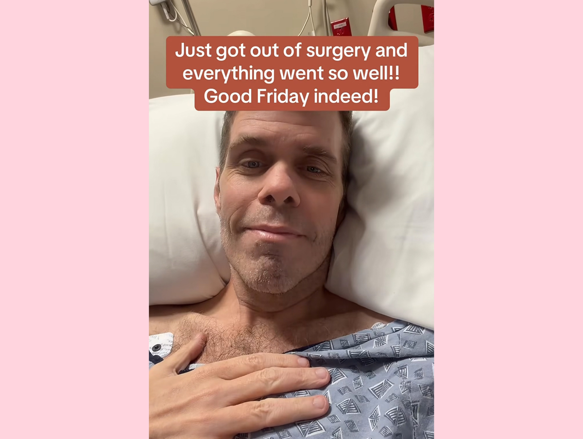 Just Got Out Of Surgery And… | Perez Hilton