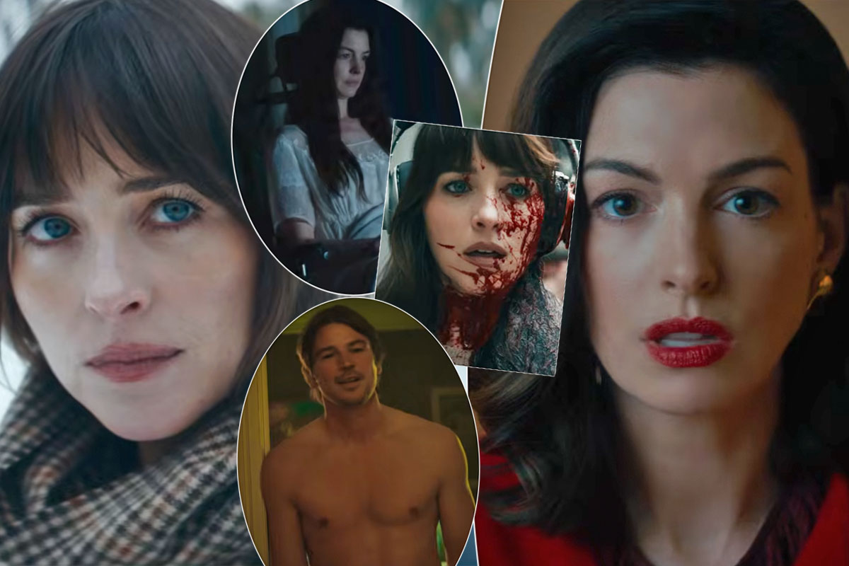 Anne Hathaway & Dakota Johnson Will Scare The S**t Out Of You In Movie Trailer For Colleen Hoover’s Verity!