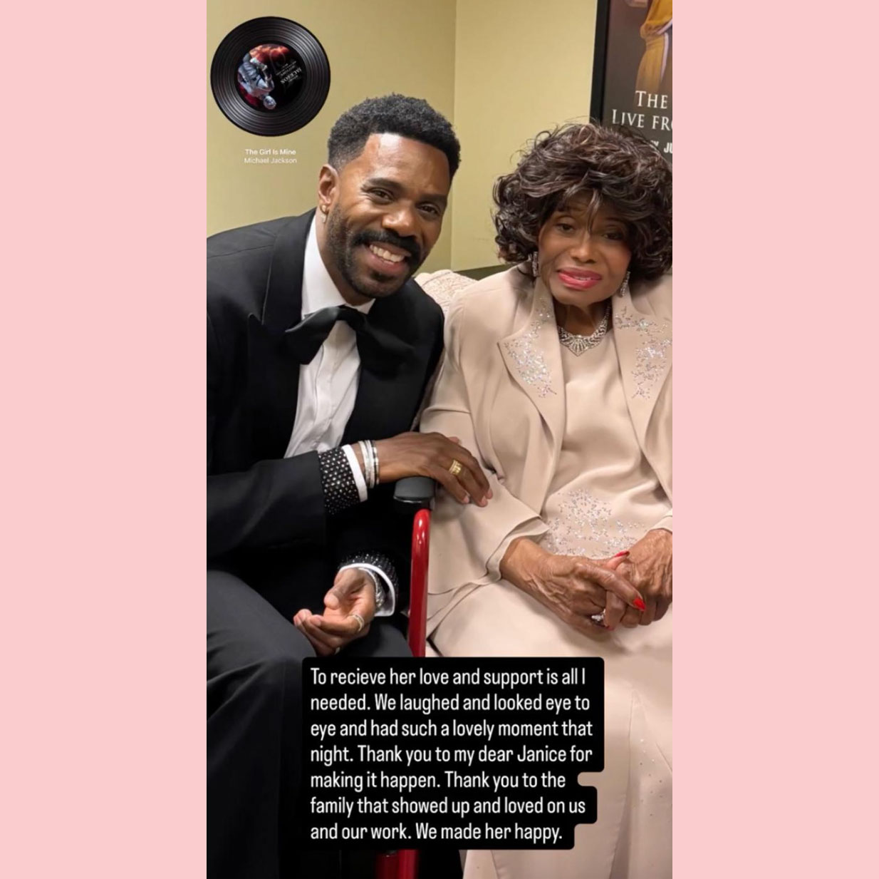 colman domingo stories post Katherine jackson