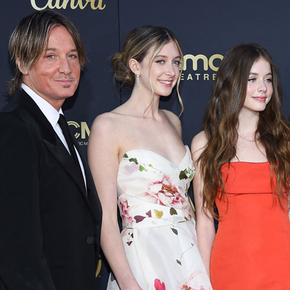 Keith Urban & daughters Sunday Rose and Faith Margaret