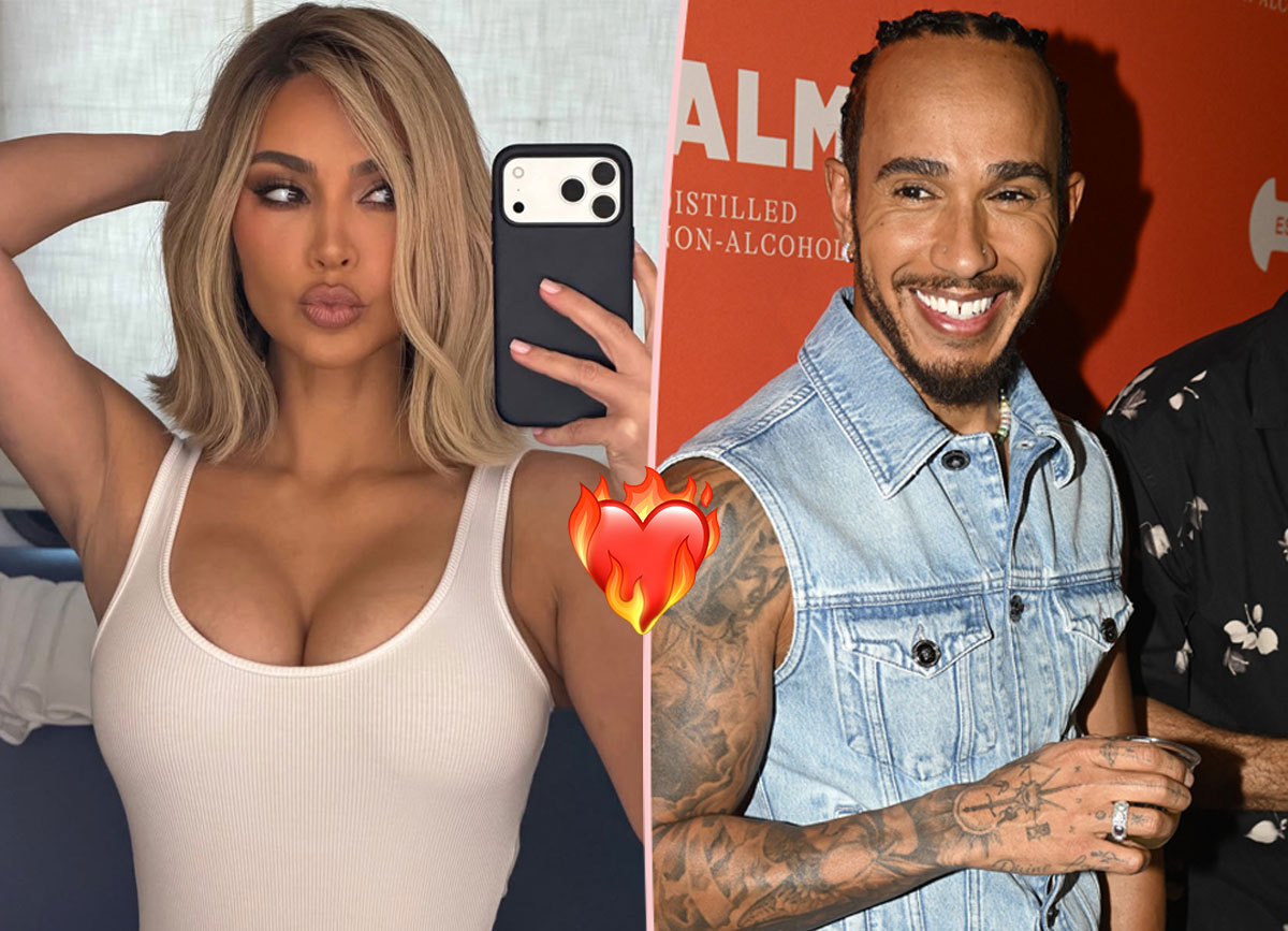 WHOA!! Kim Kardashian Just Shared The SEXIEST Coachella Pics – With Spicy Lewis Hamilton Features!