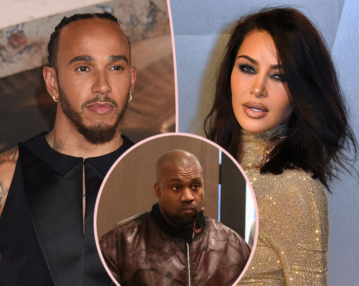 How Kanye West Could Screw Up Kim Kardashian's Romance With Lewis Hamilton!