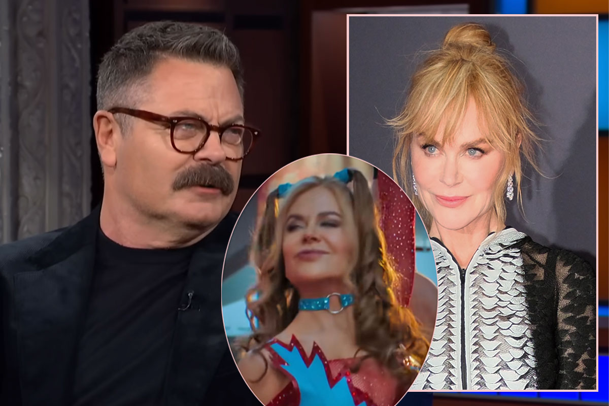perezhilton.com - Nicole Kidman Recently Had To Be HOSPITALIZED After Filming - Nick Offerman Describes Her 'Shaken' Day On Set!