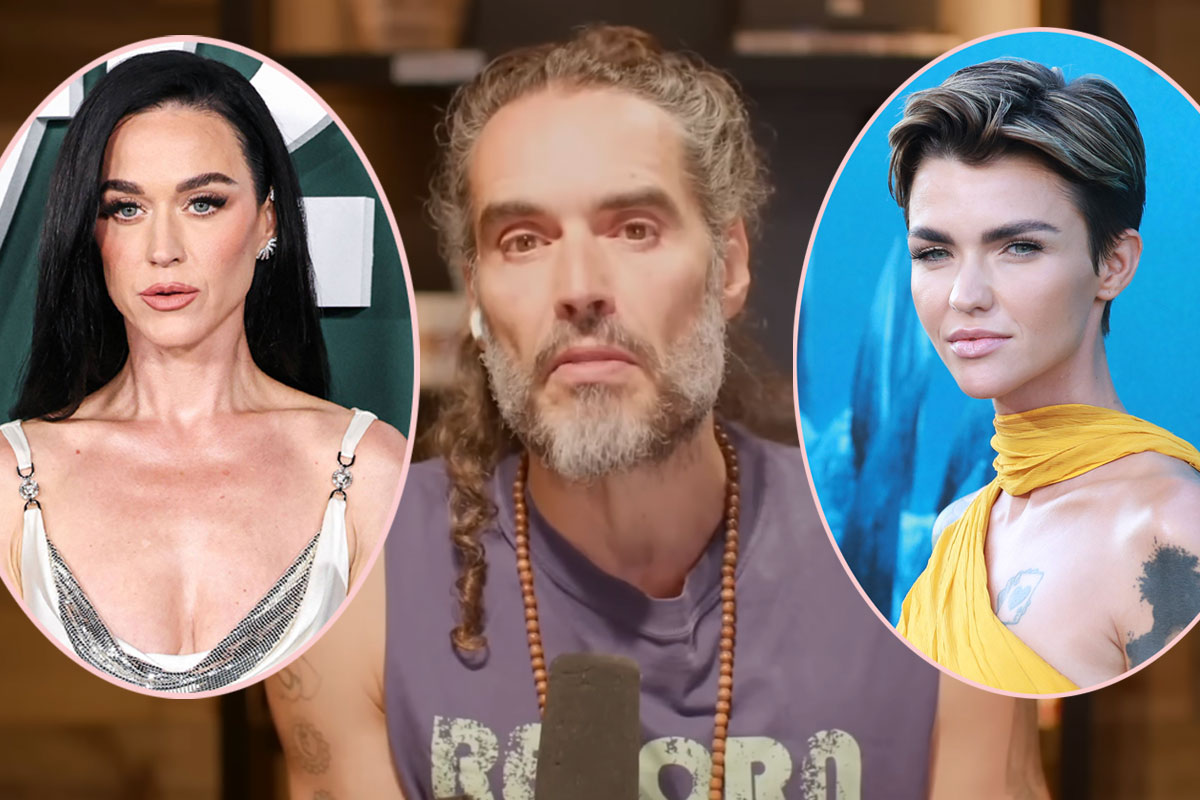 Russell Brand Comments On Ruby Rose’s Sexual Assault Allegations Against His Ex-Wife Katy Perry!