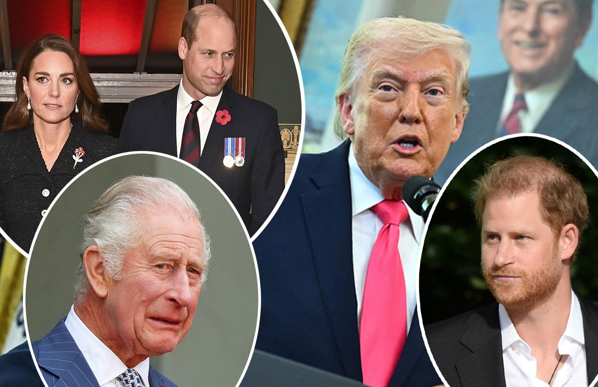 Trump Takes BRUTAL Jab At Prince Harry During King Charles Visit -- And Deepens Rift With THIS Offer To William & Catherine!