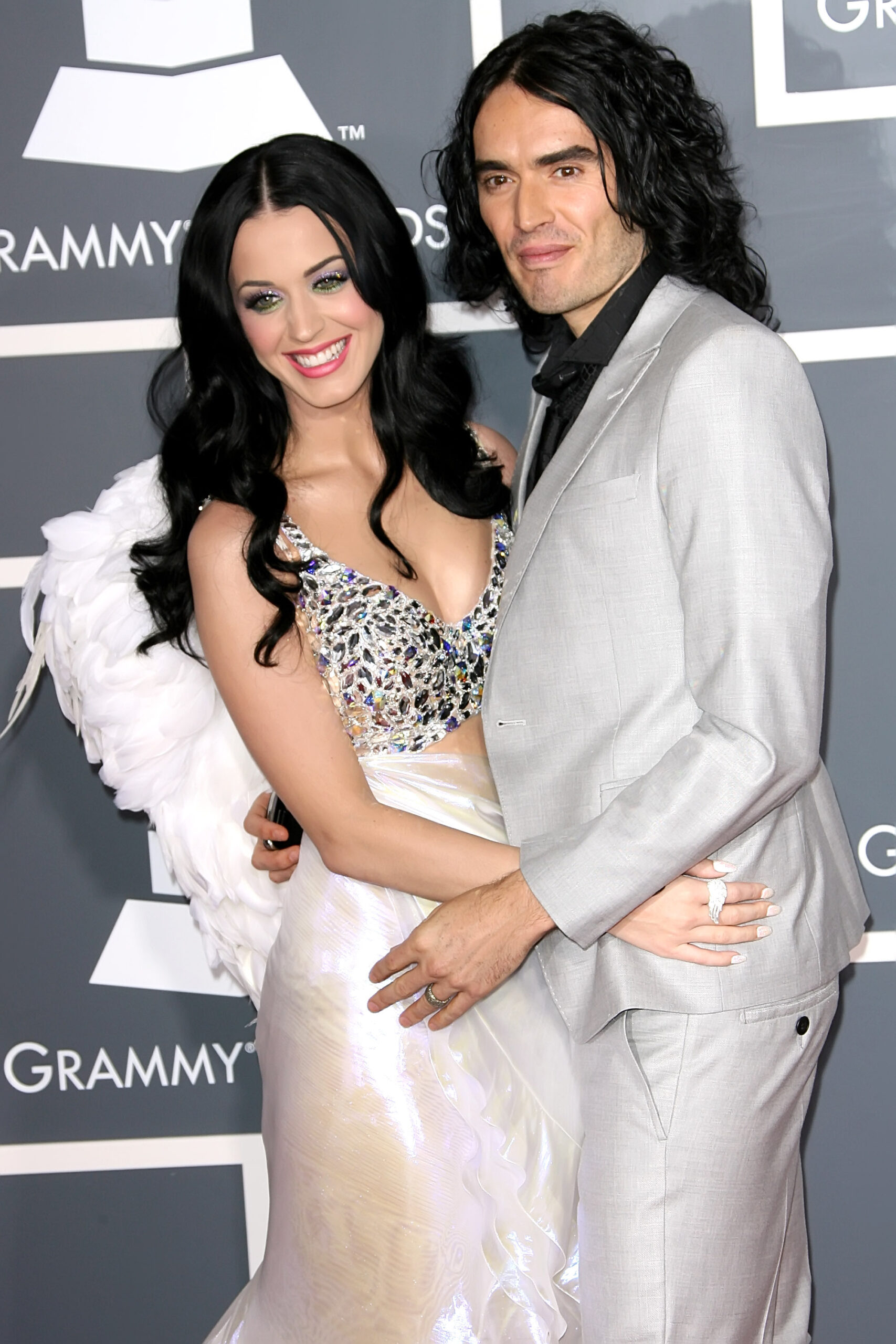 Katy Perry and Russell Brand at the 2011 Grammys 