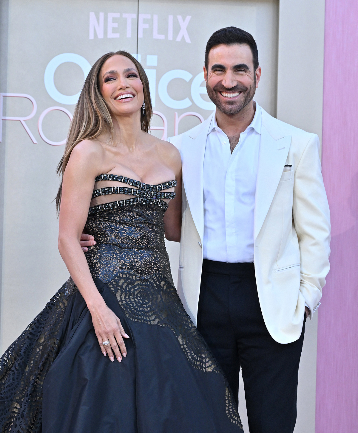 What's Really Going On Between Office Romance Co-Stars Jennifer Lopez & Brett Goldstein After They Get 'Flirty' On The Red Carpet!