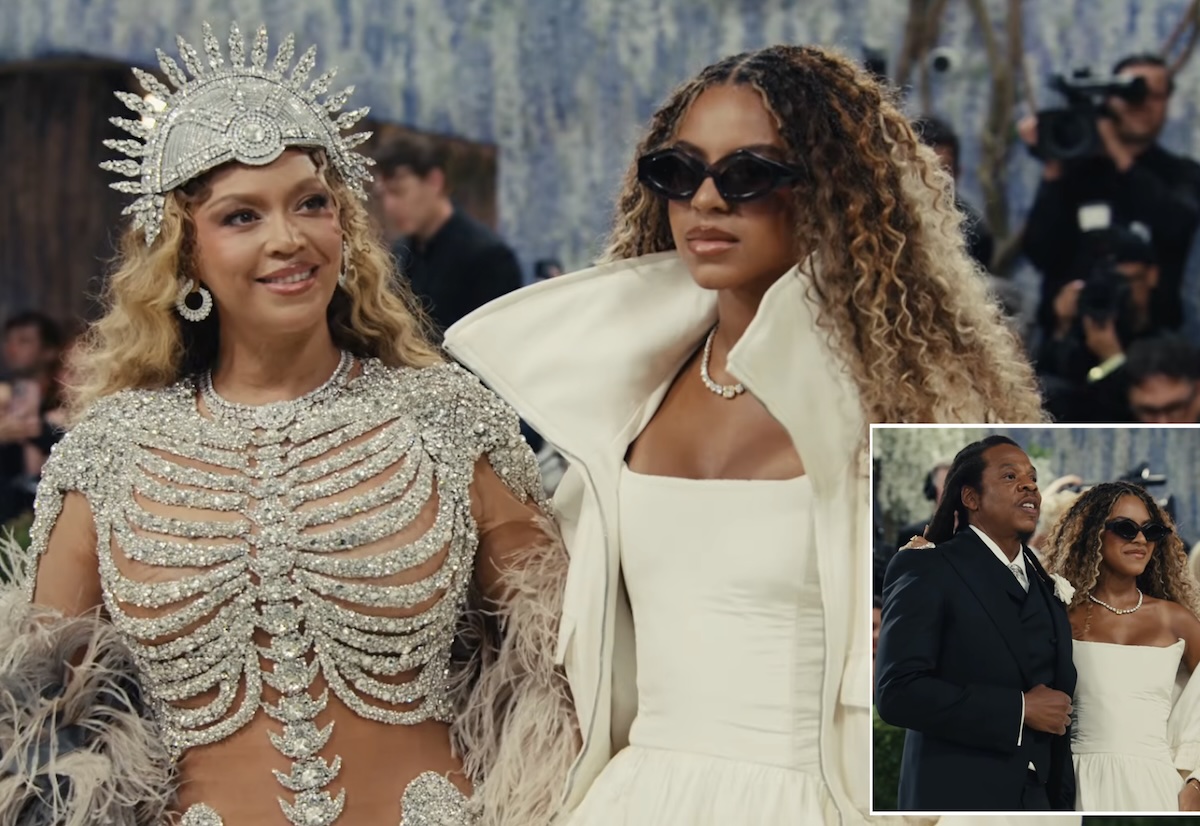 Beyoncé Returns To Met Gala Red Carpet -- And Brings Blue Ivy With Her! Yes, It's Blue's Debut!