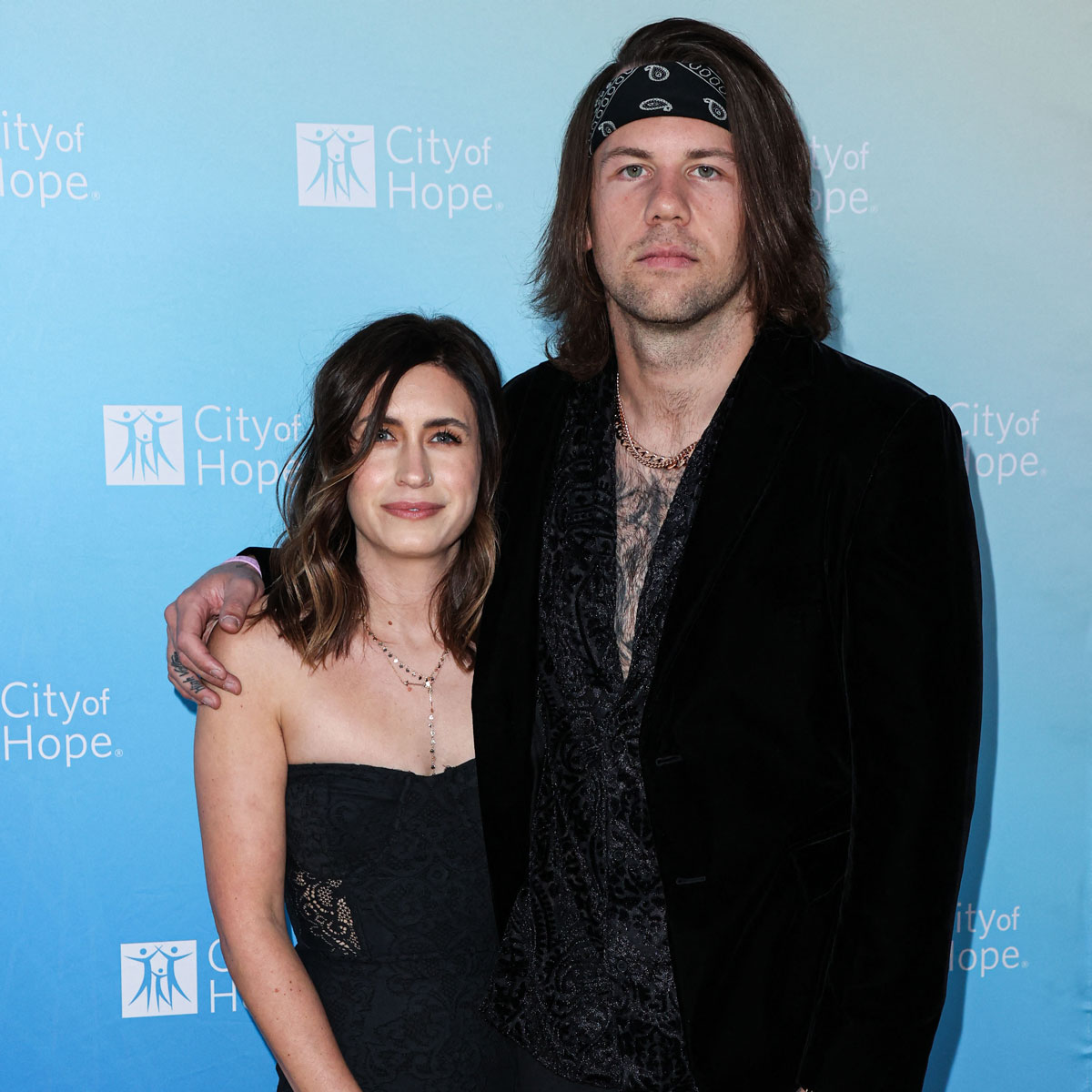 Caleb Shomo & wife Fleur