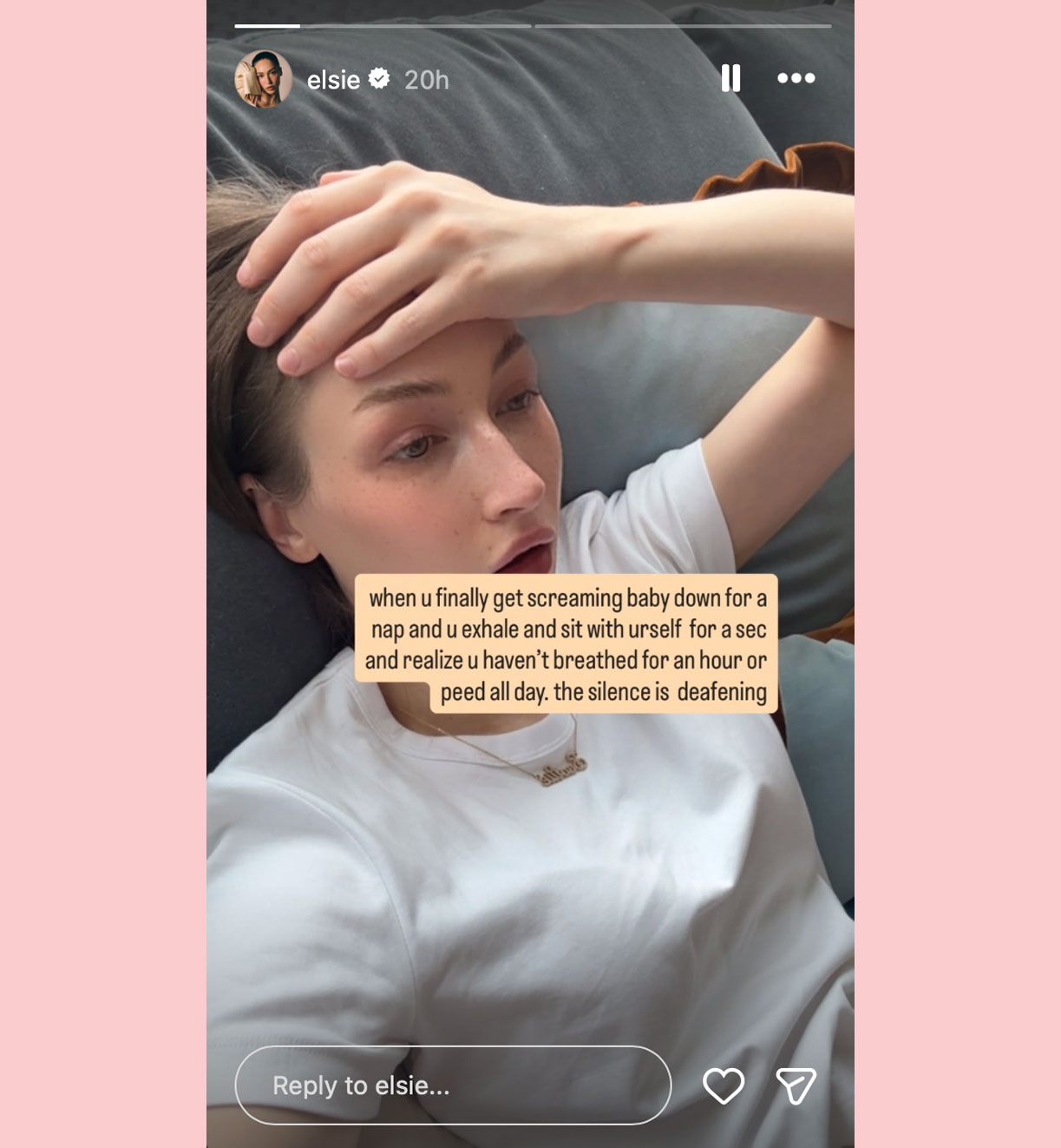 elsie hewitt instagram stories 