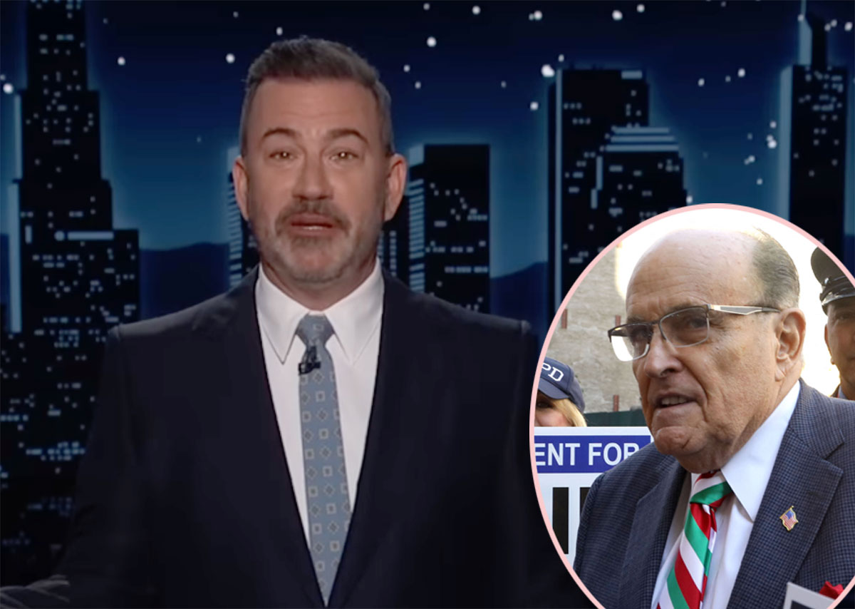 Jimmy Kimmel Jokes About Rudy Giuliani Rising 'From The Grave' -- Days Before Hospitalization!