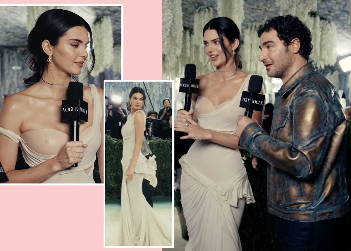 Kendall Jenner ALSO Frees The Nipple In Her 2026 Met Gala Look -- They're All Doing It!