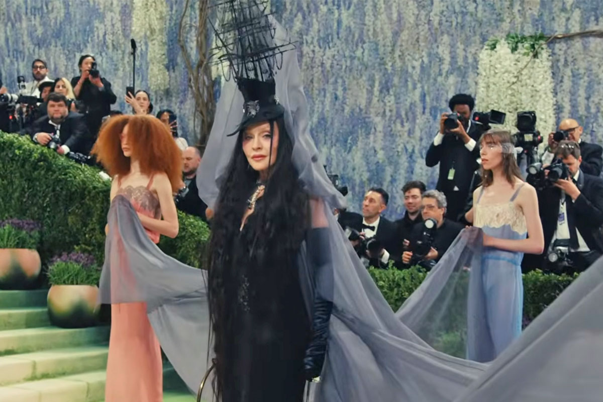 Madonna Takes Over The Met Gala Red Carpet With Haunting Gothic Ensemble!