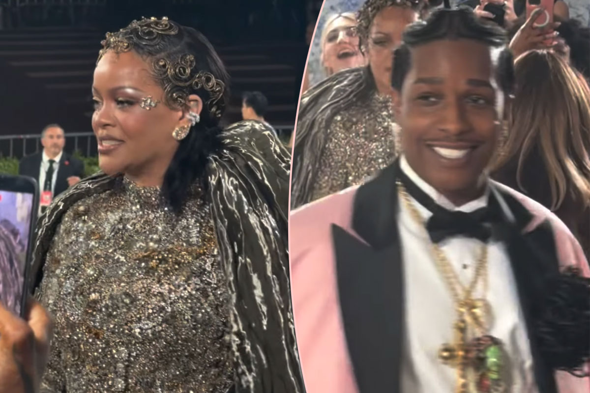 Rihanna Is ‘Shining Like A Diamond’ At The 2026 Met Gala, Says A$AP Rocky! Look!