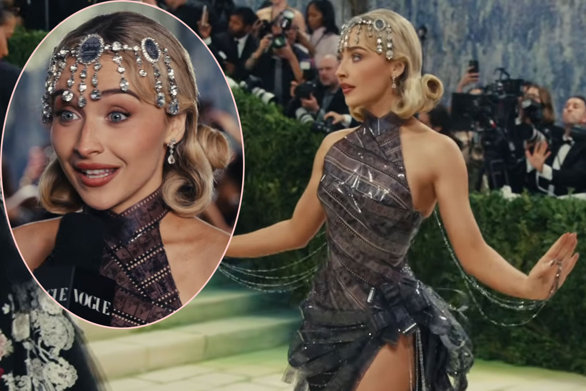 Sabrina Carpenter Is A Film Fantasy At The 2026 Met Gala! Literally!