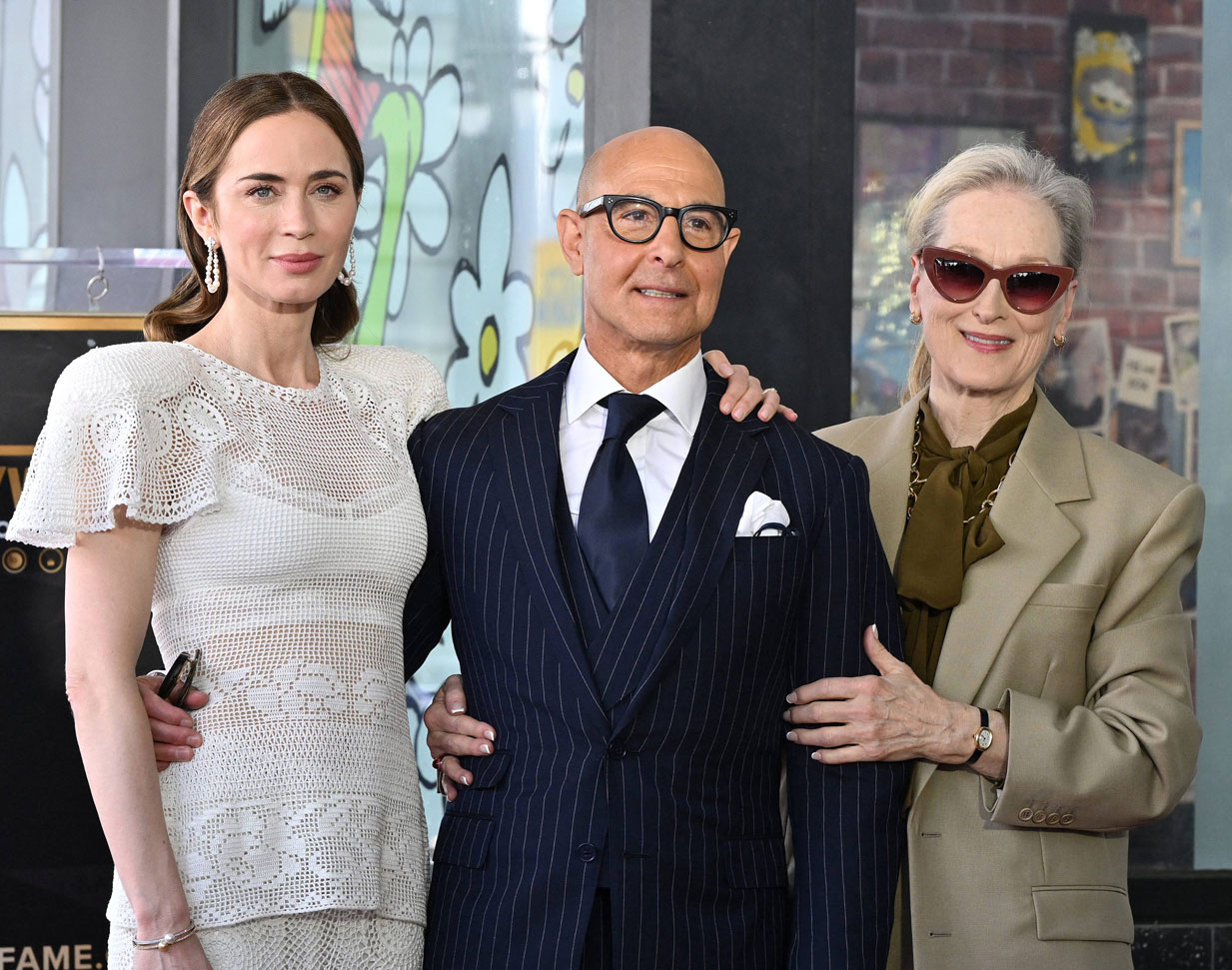 Emily blunt, stanley tucci, Meryl streep