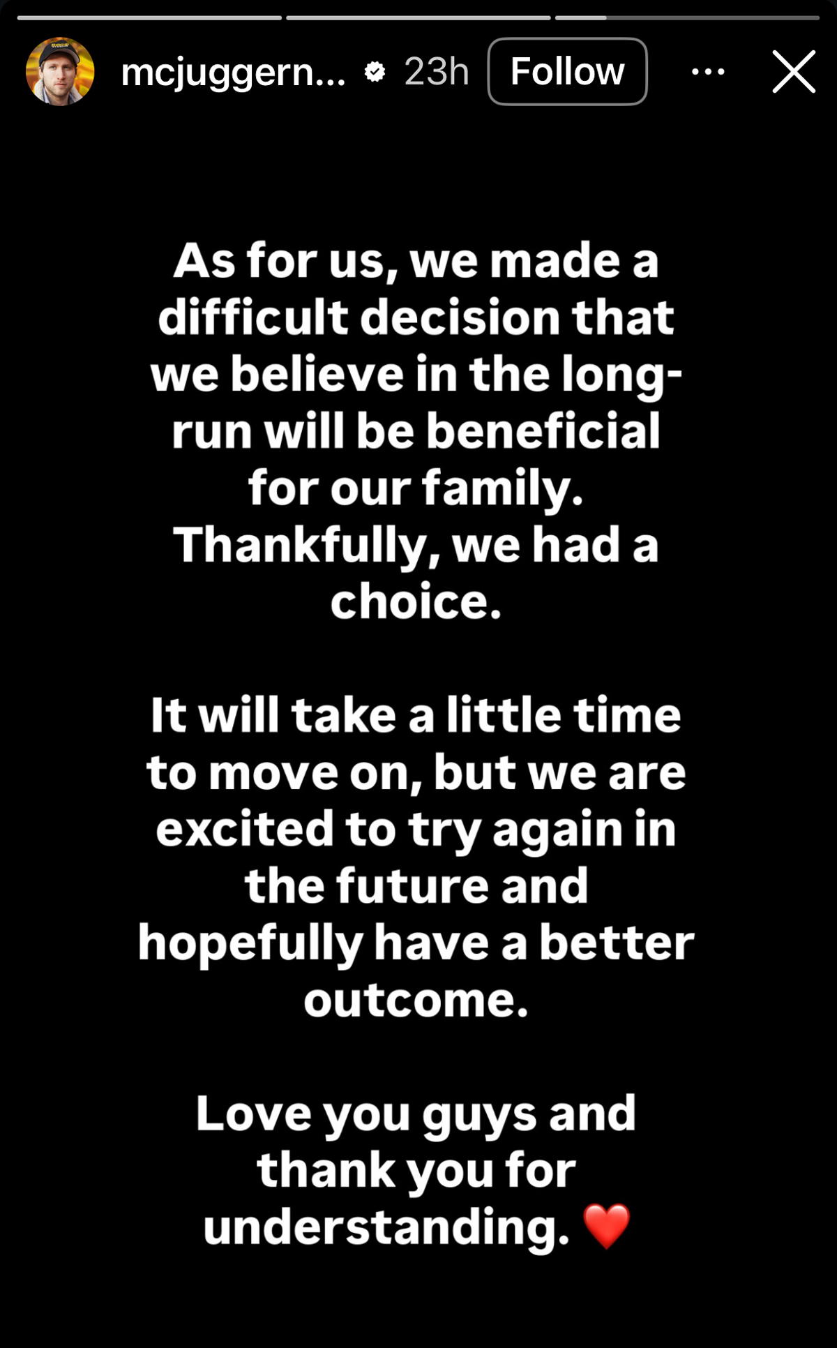 Influencer Couple Jesse & Ashley Ridgway Announce They've Made 'Difficult Decision' To End Pregnancy Over Down Syndrome Concerns