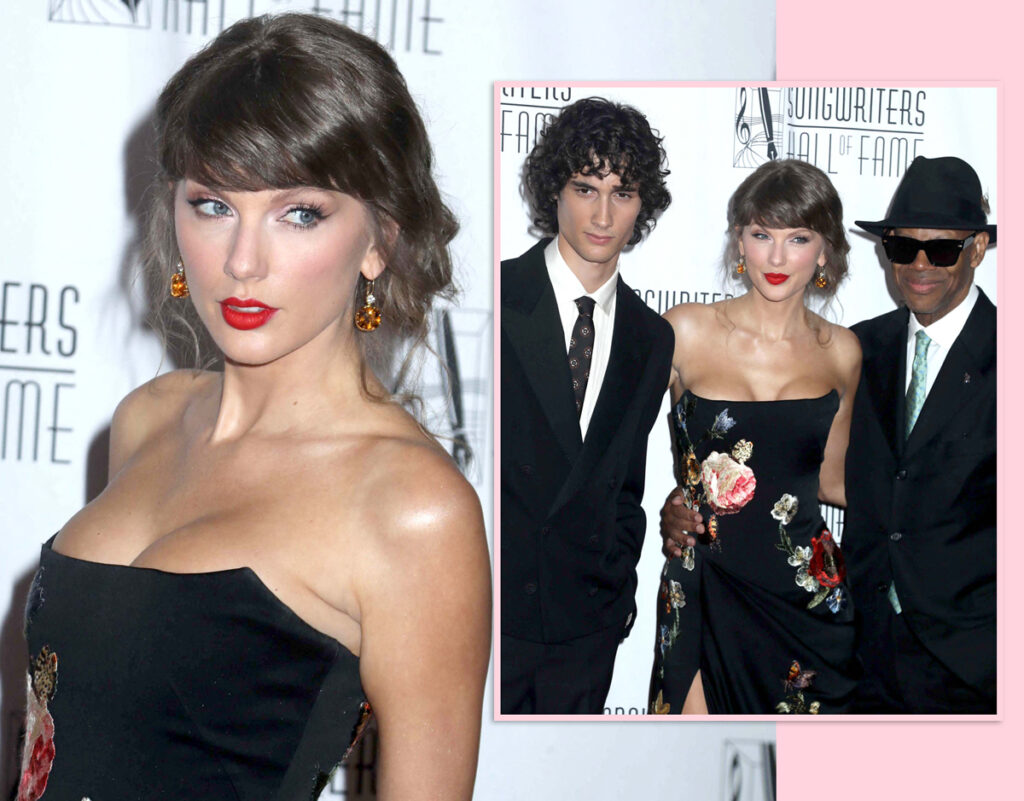 Taylor Swift Appears To Give A Firm 'NOPE' When Jimmy Jam Rubs Her Waist At Songwriters Hall Of Fame -- But Was She Saying It To Him Or A Photographer?!
