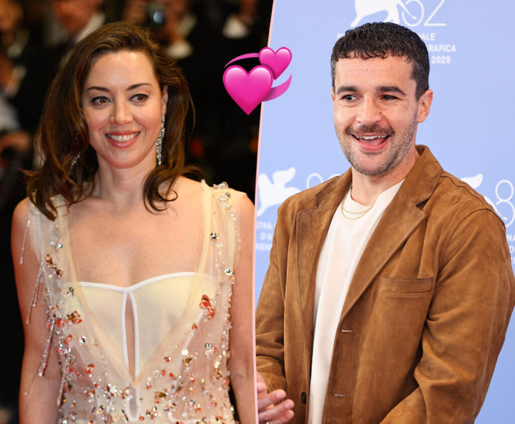Pregnant Aubrey Plaza & Christopher Abbot Make Red Carpet Debut -- LOOK!