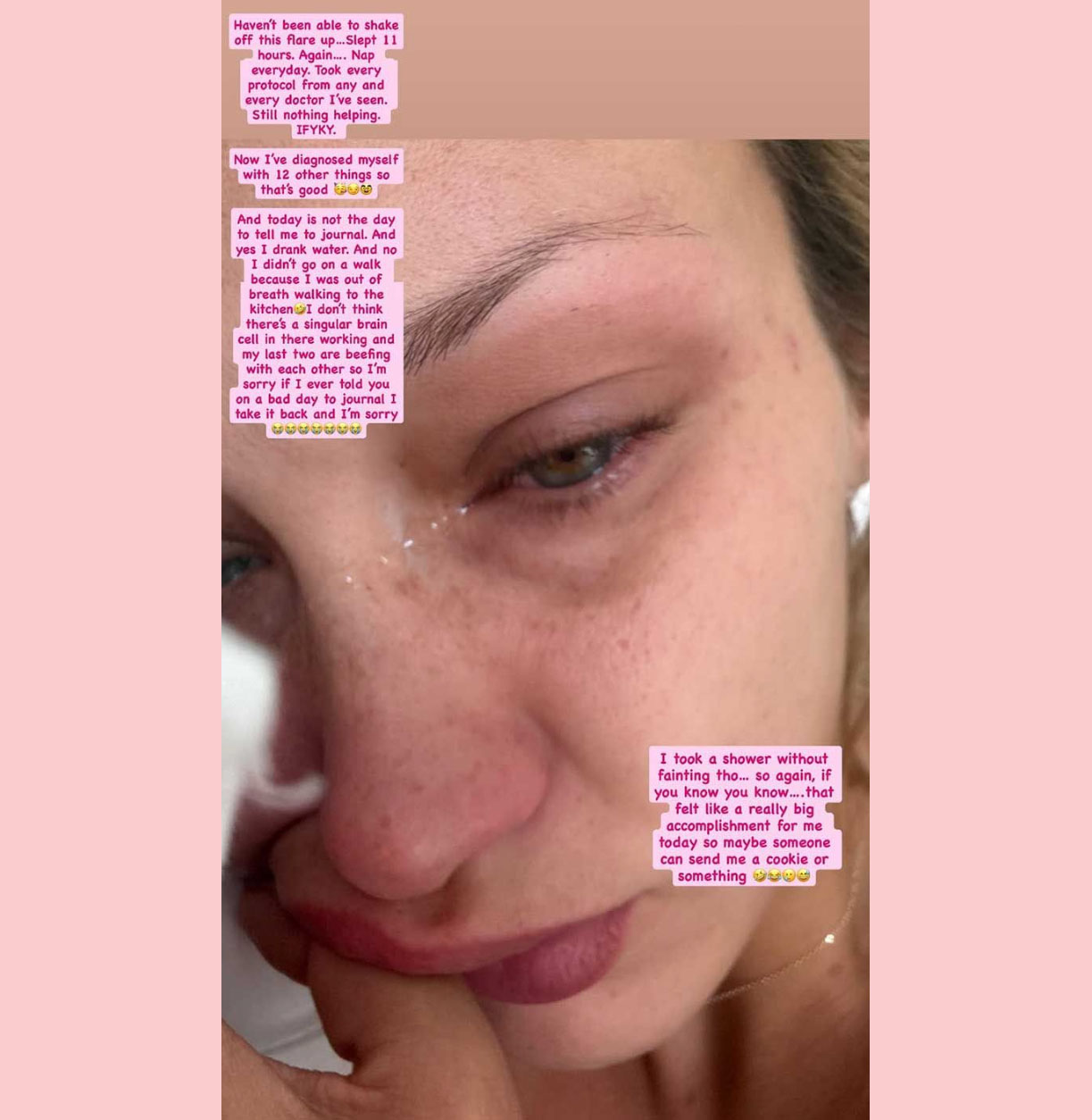 Bella Hadid health update