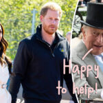 King Charles Is Going Above & Beyond To Allow Grandkids To Travel With Harry & Meghan For UK Visit -- Here's How!
