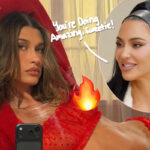 Hailey Bieber Is Smokin’ Hot In New Ad For Kim Kardashian’s SKIMS! Look!