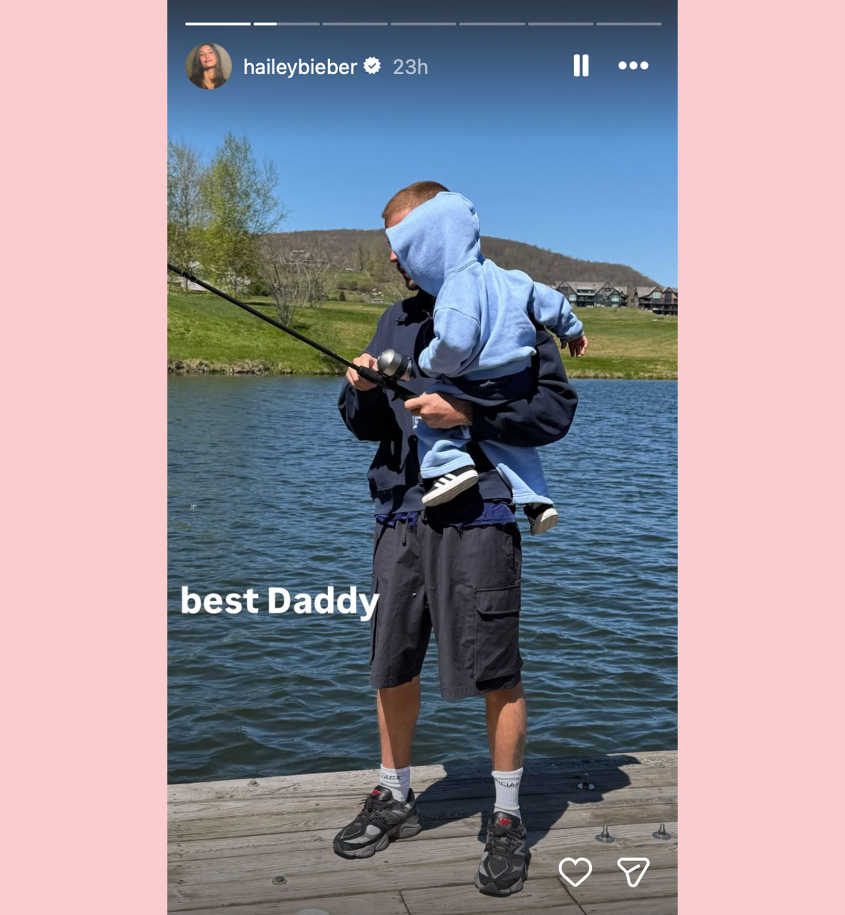 Justin Bieber Father's Day 
