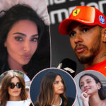 What The Other WAGs REALLY Think Of Kim Kardashian Stealing Spotlight At Lewis Hamilton's F1 Race!