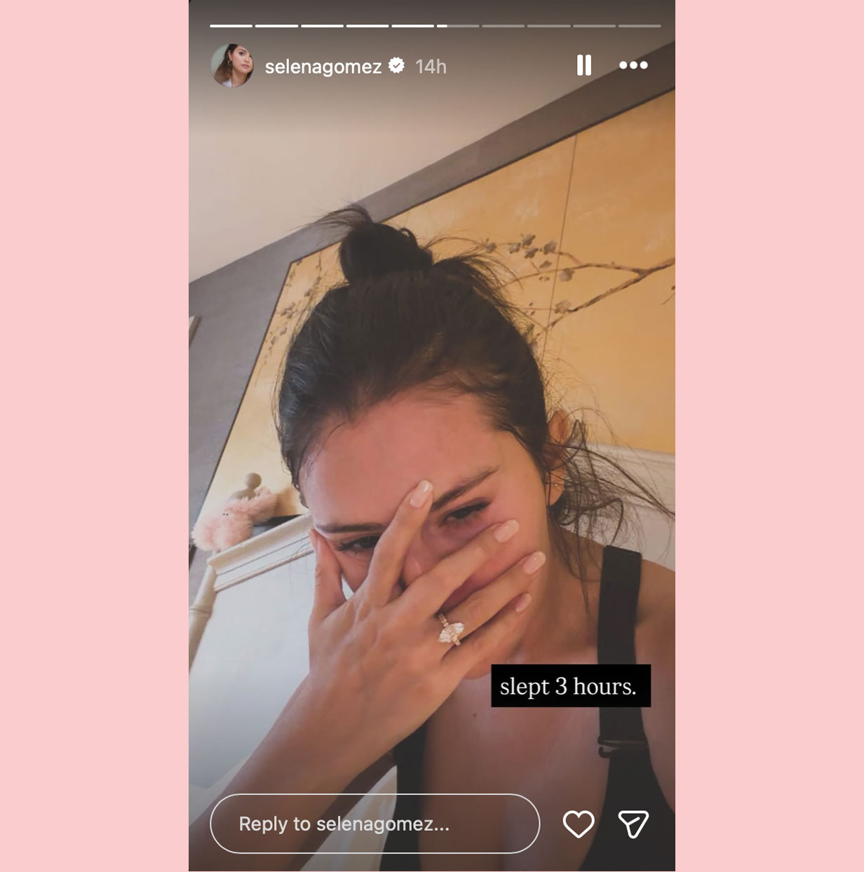 Selena Gomez spurs stories instagram