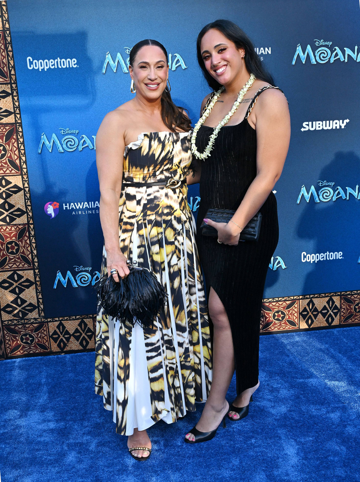 Dwayne Johnson & His Daughters Make Rare Red Carpet Appearance Together At Moana Premiere